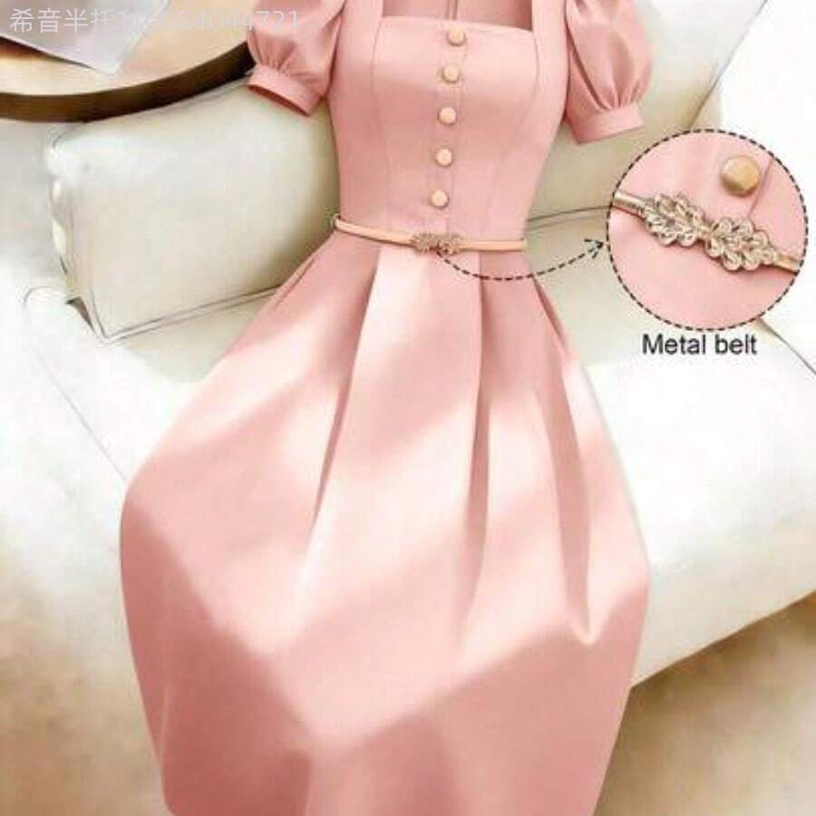 Women Midi Dresses - Rosa - View 1