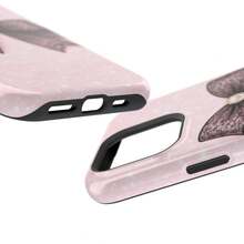 Apple 17 16 15Pro Max Plus Lace Bow Pearl Pink Phone Case |   Magnetic Shockproof Case 23 24 25 26 - 白色 - 查看 9