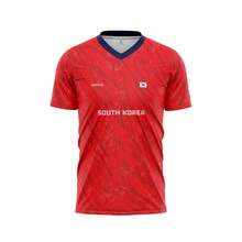 2026 USA-Canadian Cup National Team JerseysGenZGenji South Korea National Team Football/Soccer Jersey 2026 (Home And Away) - 風格 - 查看 3