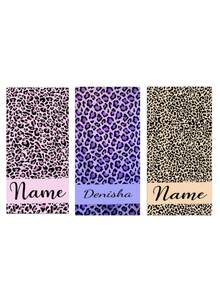 Customizable Leopard Print Beach Towel | Large Size Microfiber Quick-Dry, Ultra-Soft Fabric, Perfect For Camping, Surfing, Swimming, And Beach Fun, Polyester Material, Modern Style, Summer Essential - Multicolor - View 10