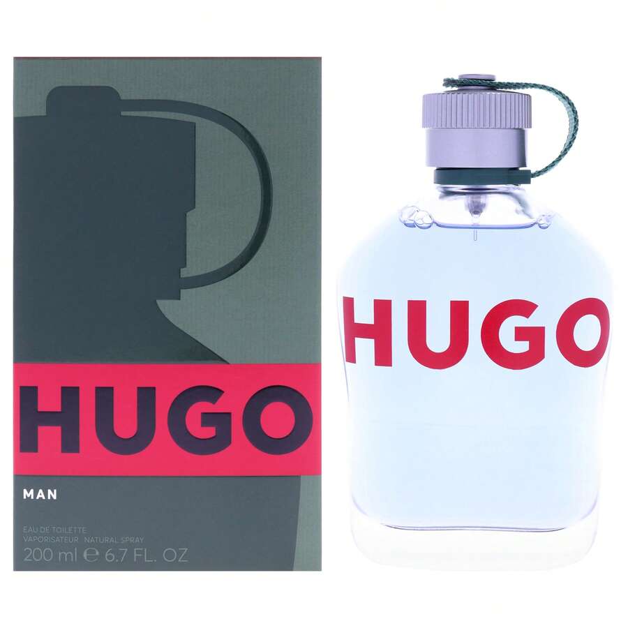 Hugo By Hugo Boss For Men - 6.7 Oz EDT Spray,Long-Lasting Fragrance, Suitable For Work, Dates, Outings, And Casual Gatherings. It Can Be Used As A Party Favors Or A Travel Essential. - Fresh - View 1