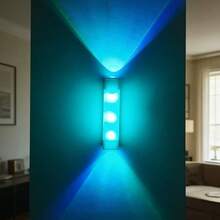1pc LED Motion Sensor Wall Light, Wireless Night Light, Bedside Lamp, Decorative Light, Suitable For Kitchen, Bedroom, Cabinet, Wardrobe, Staircase Lighting, Home Decor, Kitchen Accessories, 400mAh - Type a - View 6