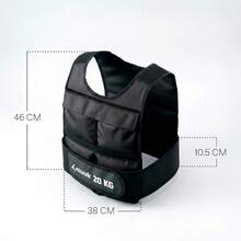 MUUK FITNESS Weighted Vest - Black 20 Kg - View 3
