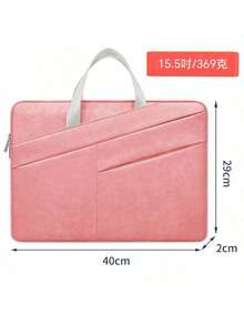 Premium Faux Leather Laptop Sleeve - Durable, Full-Open Design, Fits 13-14 Inch Devices - Ideal For Daily Office Use, Stylish And Fashionable, Essential For Back To School Laptop Bag School Supplies - 13-14Inches - View 23