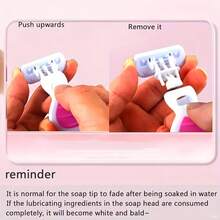 6-Layer Women'S Manual Shaving Razor. Shaving Razor Blades For Removing Body Hair. Replaceable Head For Easy Travel. Hypoallergenic. Suitable For Combination Skin - Multicolor - View 6