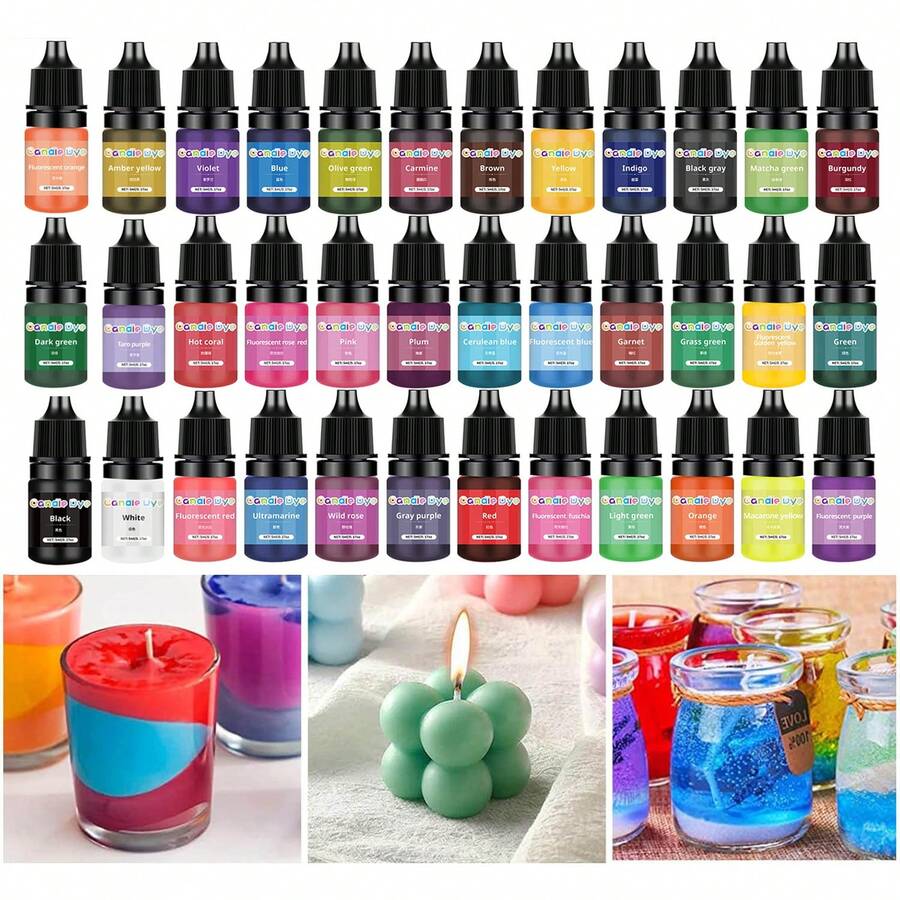5/10/30 Color 5ml Highly Concentrated Scented Candle Set Diy Handmade Candle - Multi Scents - View 1
