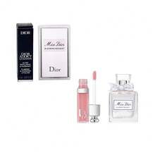 Dior Mini Lip Balm Perfume Beauty Duo Set – Addict Lip Cherry Oil Maximizer #001 Pink 2ml & Miss Dior Blooming Bouquet 5ml Mini Perfume - 清新甜感 - 查看 7