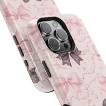 24h Shipping From DE Apple 17 16 15Pro Max PlusVintage Ribbon Bows Phone Case |   Magnetic Impact-Resistant CaseSamsung 23 24 25 26 - 1 Piece Of Picture Color - View 5