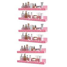 15 Inch Diamond Crystal Rhinestone Acrylic Nail Polish Holder Fashion Glasses Essential Oil Photo Display Storage Rack Pink,Back To School - Pink - View 9