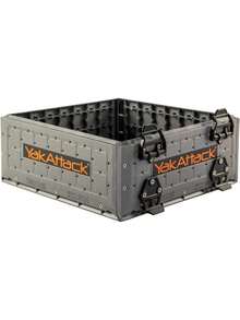 ShortStak Upgrade Kit BlackPak Pro 13x 13 - Battleship Stackable Kayak Crate Add-On With GridLoc Panels, Hinges Latches Not Standalone Made In USA - Battleship Grey - View 1
