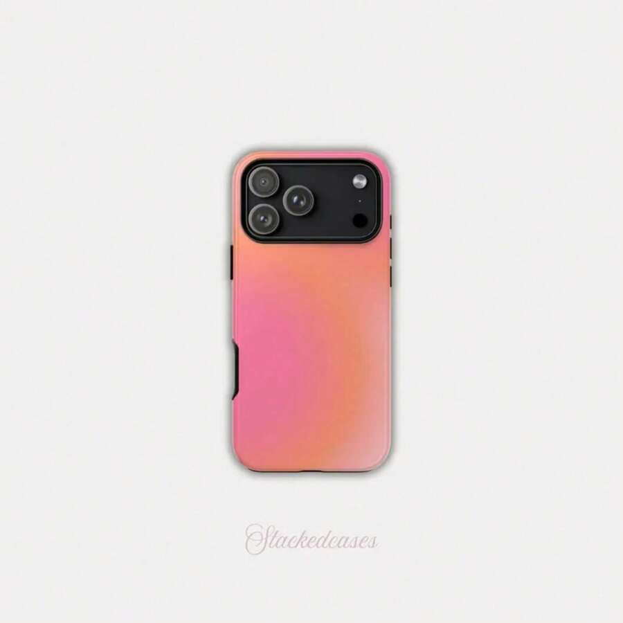 1 funda de teléfono de moda sin cordón ni soporte, funda SUNSET - Mate - Ver 1