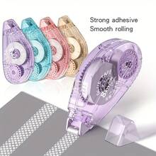 Random Color Double Sided Tape Roller, Scrapbook Supplies, Craft Tape Roller, Scrapbook Double Sided Tape Runner, School Office Journal Supplies (0.31 "X 26.25 Feet) - Random Color 1pcs - View 2