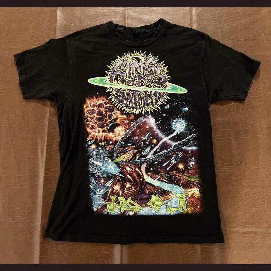 Rings Of Saturn Band Shirt - Size Large - Black - View 1