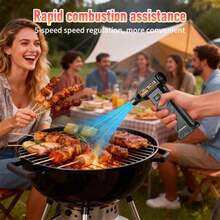 4-In-1 Portable High-Power Turbo Fan, 9000000RPM, High-Speed Brushless Motor, Handheld Turbo Cooler, Car Cleaning Blower, Electronic Duster, Built-In 2 Pcs 3000mAh Rechargeable Batteries, Cooling In Summer, Blowing Snow In Winter, Camping Fire Starter, Car Seat & Interior Cleaning, Compact & Portable, Essential For Home & Travel - Powerful Turbo Fan - View 8