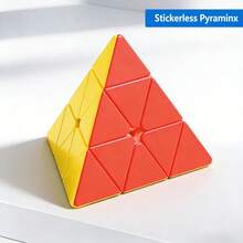 Speed Cube 3x3 4x4 5X5 Cube Smooth Rotation Stickerless Puzzle Competition Cubes Collection For Kids & Adults Birthday Christmas Gift - Multicolor - View 11