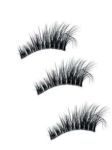 New 10 Pairs Half Lashes Clear Band Eyelashes Cat Eye False Eyelashes Transparent Fiber Lashes Half-Strip False Eyelashes, Cosplay Anime Lashes Cat Eye Lashes With Cartoon Style Eye Tail Elongated Eyelashes, 30D Fluffy, Thick Eye Corner Lashes, Faux Mink Lashes, Photogenic False Eyelashes, Suitable For Wearing Bold/Dramatic Makeup, Suitable For Outdoor Outings Or Travel-LD47 - Black - View 5