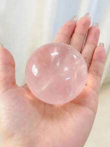 Adult Transparent Crystal Ball Stress Relief Toy | Ultra Soft Slow Rebound Jelly Texture Squeeze Ball | Squeezable, Kneadable, Freely Deformable Desktop Relaxation Toy | Crystal Clear Jelly Squishy Ball Style Soft Rubber Collectible Decor | Suitable For Office Desk, Home - Multicolor - View 3