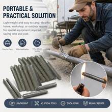 Lighter Melt Welding Rods, Low Temp Welding Rods, Low Temperature Universal Weldings Rod, Easy Melt Aluminum Rod, Weldings Equipment And Accessories For Stainless Steel Iron, Beginner And Pro (18pcs) - 24pcs - View 9