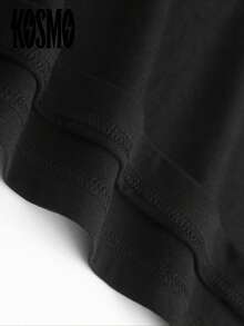 KOSMO Men's Double-Sided Printed Short Sleeve T-Shirt / Gender-Neutral Unisex Couples Wear - Ideal For Summer Outfits, Independence Day, Pride Month, Oktoberfest, 2026 World Cup, Father's Day, Y2K Retro Graffiti, And 250th Anniversary Gifts-Dark Fantasy Art Print T Shirt With Ghostly Train Design For Men Gothic Rock Music Fans Night Out Streetwear Casual Wear - 黑色 - 查看 5