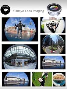 3 In 1 Phone Wide Angle Macro Fisheye Clip Lens Compatible With Iphone Android Phone For Summer Vacation, Travel, Creative Photography Phone Accessories,Phone Lens,Party Favors,Birthday Gifts - Multicolor - View 10