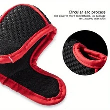 Universal Anti-Slip Gear Shift Cover, Designed For Automatic Car Interior, Provides Non-Slip Grip. Breathable Mesh Gear Shift Sleeve For Automatic Transmission, Universal Car Interior Accessory. Embossed Gear Shift Cover Car Gear Protection Sleeve. Convenient And Practical, Sturdy And Durable. Storage & Organization, Beautiful And Practical. - Multicolor - View 4