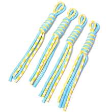 4pcs/Pack Contrast Color Knotted Rope Creative Handmade Braided Lanyard 25cm DIY Phone Charm Decoration Accessories Phone Bag Keychain Hanging Rope - Color-blocked Knotted Rope - View 21