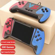 YIYI 500-In-1 經典復古手持遊戲機,便攜式 3.5 吋 HD 大螢幕遊戲機,1020mAh 可充電電池,支持 1/2 人遊戲與電視連接,適合作為聖誕節、生日和節日禮物送給男士和女士 - 1 件 - 查看 16