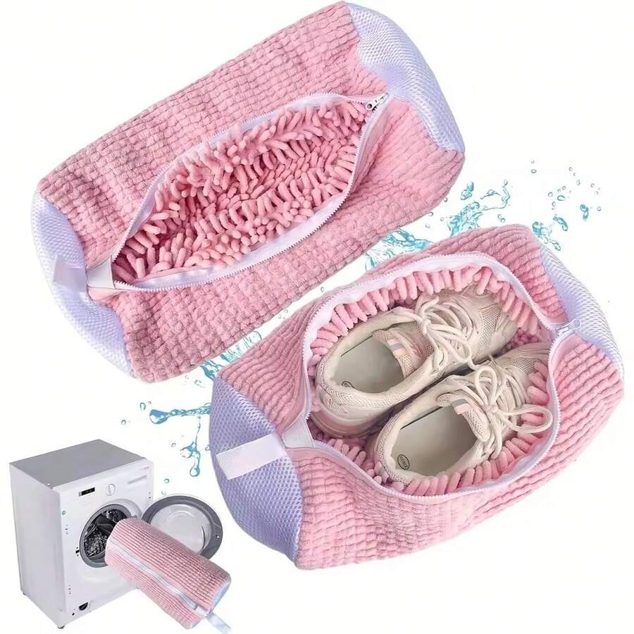 All-Purpose Machine Wash Shoe Bag With 360° Soft Brush Cleaning, Laundry Bags - Multicolor - View 1