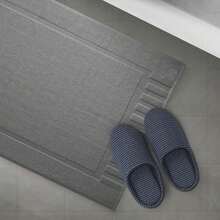 White Classic Juego de Alfombrillas de baño de algodón Blanco de Lujo, Lavables, 100% algodón, Reversibles, Calidad de Hotel, 2 Unidades, 55, 88 x 86, 36 cm,,2 - 22"x34" - Ver 6