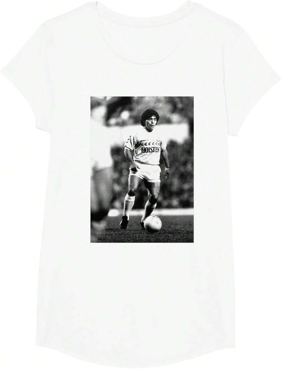 Camiseta de fútbol Diego Maradona Tottenham vs Copa Mundial 7FVP - Negro - Ver 1