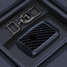 适用于 Alexa 3 CX30 CX-4 CX5 CX-5 CX8 CX-8 CX-30 CX9 CX-9 的 ABS 碳纤维纹理汽车遥控钥匙保护壳，配件齐全。 - A款 - 查看 8