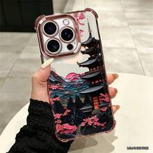 Flores de cerezo Carcasa celular diseño moderno con protección completa contra caídas y rasgos, apta para múltiples modelos móviles como serie  5 hasta  17 Pro Max incluyendo Mini, Plus, Pro, Pro Max y 16e,  Galaxy serie A y S con A03,A04,A04e,A05,A06,A12,A15,A22,A32,A34,A35,A54,A55,S23,S24 Ultra, celulares  Moto G52,G54,G84, dispositivos  Poco C40,C65,M5s,M6 Pro 4G,X5,X6,X6 Pro y Redmi 9A,A3,Note 11 4G, funda cómoda duradera ideal para uso cotidiano personal - GS - Ver 6