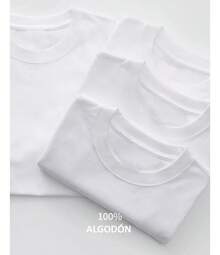 Oversize T-Shirt, Various Colors, 4-Pack, Cotton - Black - View 3