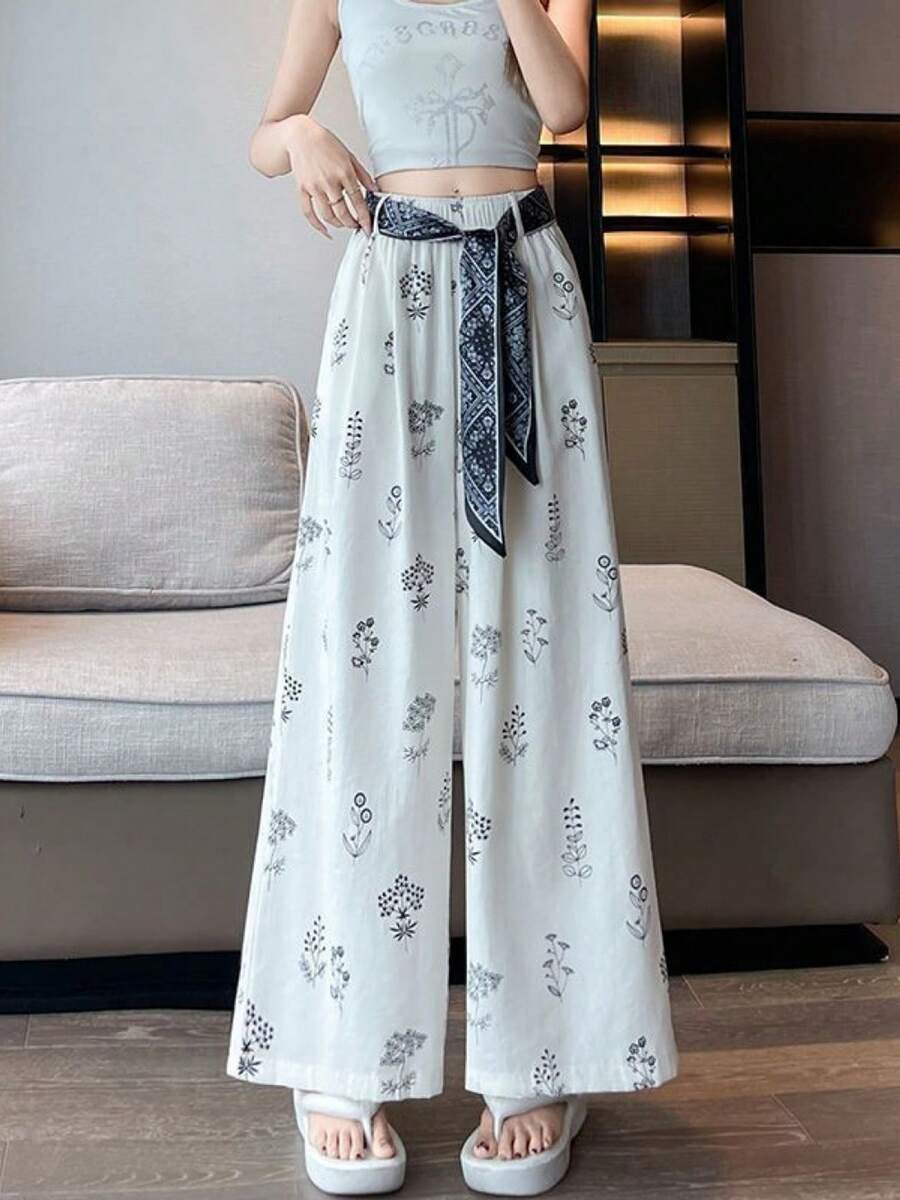 Women Pants - White - View 1