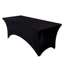 1/2pcs Wedding Banquet Rectangular Rounded Polyester Tablecloth, Full Table Coverage, Wrinkle-Resistant, Washable, Elastic And Snug Fit, Suitable For Indoor, Outdoor, Patio, Picnic, Camping, Party, Wedding, Banquet And Other Occasions. - Multicolor - View 22