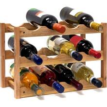 Wine Rack & Wine Glass Rack - Ginger - View 1