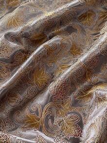 Vải Jacquard tinh tế, vải satin Jacquard hoa văn phức tạp, chất liệu mềm mại và thoải mái, bền, thanh lịch, đa năng, phù hợp cho các dự án thời trang và trang trí nhà cửa, vải Jacquard khổ lớn. - 1 - Xem 9