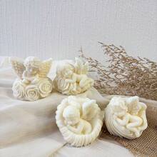 Velas perfumadas con aroma a ángel vintage, velas decorativas lindas para dormitorio & regalos, vela de cera de soja, decoración de habitación, decoración navideña - Vela de ángel - Ver 2