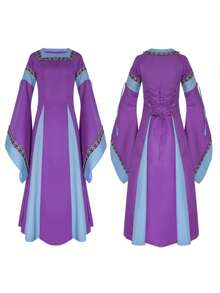 Cosplay Clothing - Women's Medieval Attire - Purple - View 7