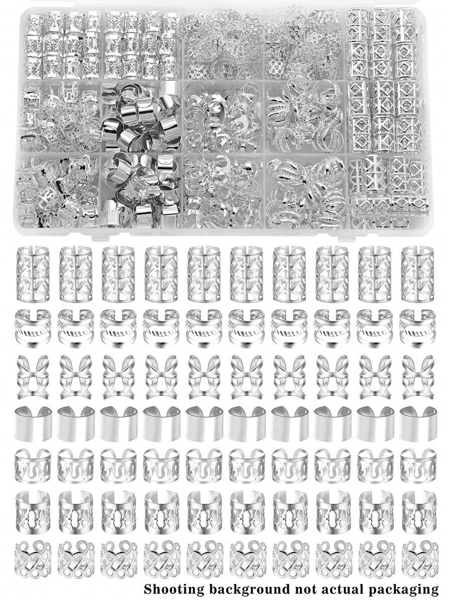 70pcs Braiding Hair Accessories Headbands, Multiple Styles Adjustable Hair Rings And Beads, Suitable For Braids, Dreadlocks, Dreadlock Accessories For Women And Girls