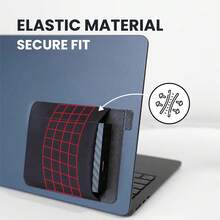 1pc Portable External Hard Drive Carrying Case, Computer Accessories Storage Bag, Battery Pack, Wireless Mouse, Cable And Earphone Sleeve Organizer, Multiple Colors Available, Securely Attached Portable Fashion Mouse Storage Pouch - A - View 1