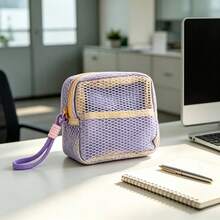 Sac organisateur de rangement en maille ultra-léger - Sac de rangement multifonctionnel de grande capacité. C'est tout simplement le compagnon parfait pour les voyages d'affaires et les sorties! - 1PC - Voir 7