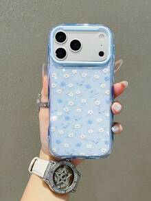 1 Fashionable Phone Case Does Not Include A Lanyard Or Stand, Petal Blue! Fresh Floral Transparent Blue Shell, High Transparency TPU, Light Blue Floral Bow Tie Phone Case Compatible With IPhone 16 15 14 13 12 Professional Max 11, Korean Cute Shockproof Phone Case, Light Blue Wave Embroidered Frame, Healing Light Blue Floral Case, Soft Girl Feeling Protective Phone Case Compatible With IPhone 17/17 Pro/17 Professional Max/17 Air Holiday Gift, Compatible With IPhone 17 Professional Max, Compatible With IPhone 13, Compatible With IPhone 15, Compatible With IPhone 16 Phone Case, Lightweight & Slim Floral Transparent Shell - 藍色2 - 查看 1