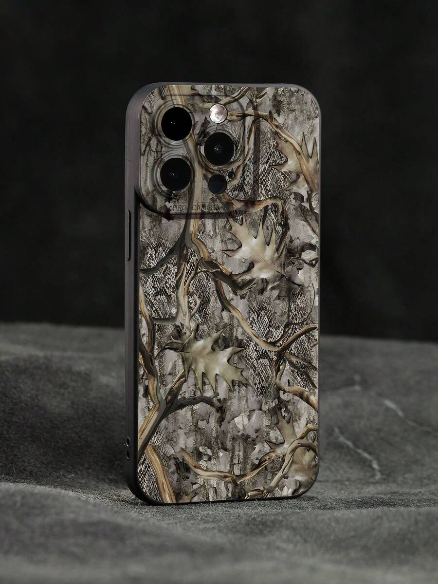 1 Piece Fashion Phone Case Does Not Include Lanyard Or Stand. Camouflage Liquid Silicone Mobile Phone Case Full Body Protection Shockproof Drop Resistant TPU Soft Rubber Case Compatible With 16/11/12/13/14/15/15pro/15Plus/15Promax/7plus/8plus/X/XsMax/Xr/11pro/12pro/13pro/14pro/12mini/13mini/11promax/12promax/13promax/14promax/14plus/6/6s/6plus/8/16Pro/16plus/16promax/SE And Compatible With Galaxy Galaxy A54/A14/A12/A13/A15/A32/A33/A24/A52S/S20/S21/S22/S23/S24/S23Plus/S24ultra/S25 Waterproof Scratch Resistant - 多色 3 - 查看 1
