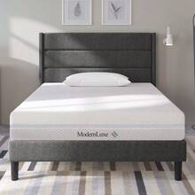(=TH310157AAA) Materasso in schiuma fredda, 90 x 200 cm, materasso comfort a 7 zone, spessore 20 cm, H3, H2, materasso ergonomico in schiuma fredda con maniglie e rivestimento lavabile, trapuntato con fibre climatiche, cerniera integrale - Bianco - Visualizzare 3