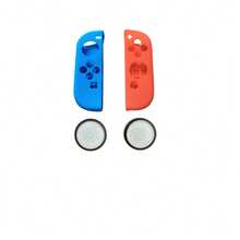 Switch 矽膠保護殼 + 搖桿拇指套，矽膠防護套，搖桿帽，相容於：Switch/OLED 控制器，表面凹凸設計，防滑、防汗、防塵，提升遊戲體驗，遊戲配件 - 查看 5
