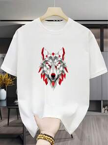 T-shirts för män - Vitt - Visa 4