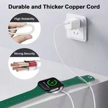 2026 高品質 USB 快充磁吸式 無線充電器，適用於 Series S10 S9 9 8 7 6 5 4 3 2 Ultra SE，便攜式手錶無線充電器 - 查看 7