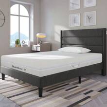 (=TH310157AAA) Materasso in schiuma fredda, 90 x 200 cm, materasso comfort a 7 zone, spessore 20 cm, H3, H2, materasso ergonomico in schiuma fredda con maniglie e rivestimento lavabile, trapuntato con fibre climatiche, cerniera integrale - Bianco - Visualizzare 8