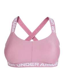 Under Armour 女款運動內衣 UA 交叉背帶低胸運動休閒穿著 1380956-697 - 1380956-697 - 查看 1